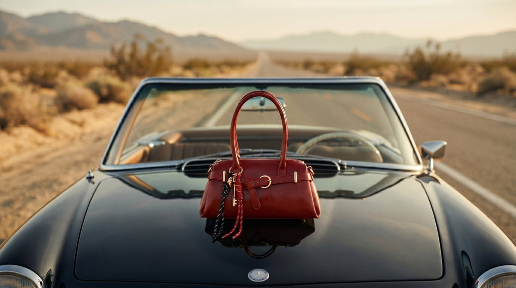 Small Red Leather handbag