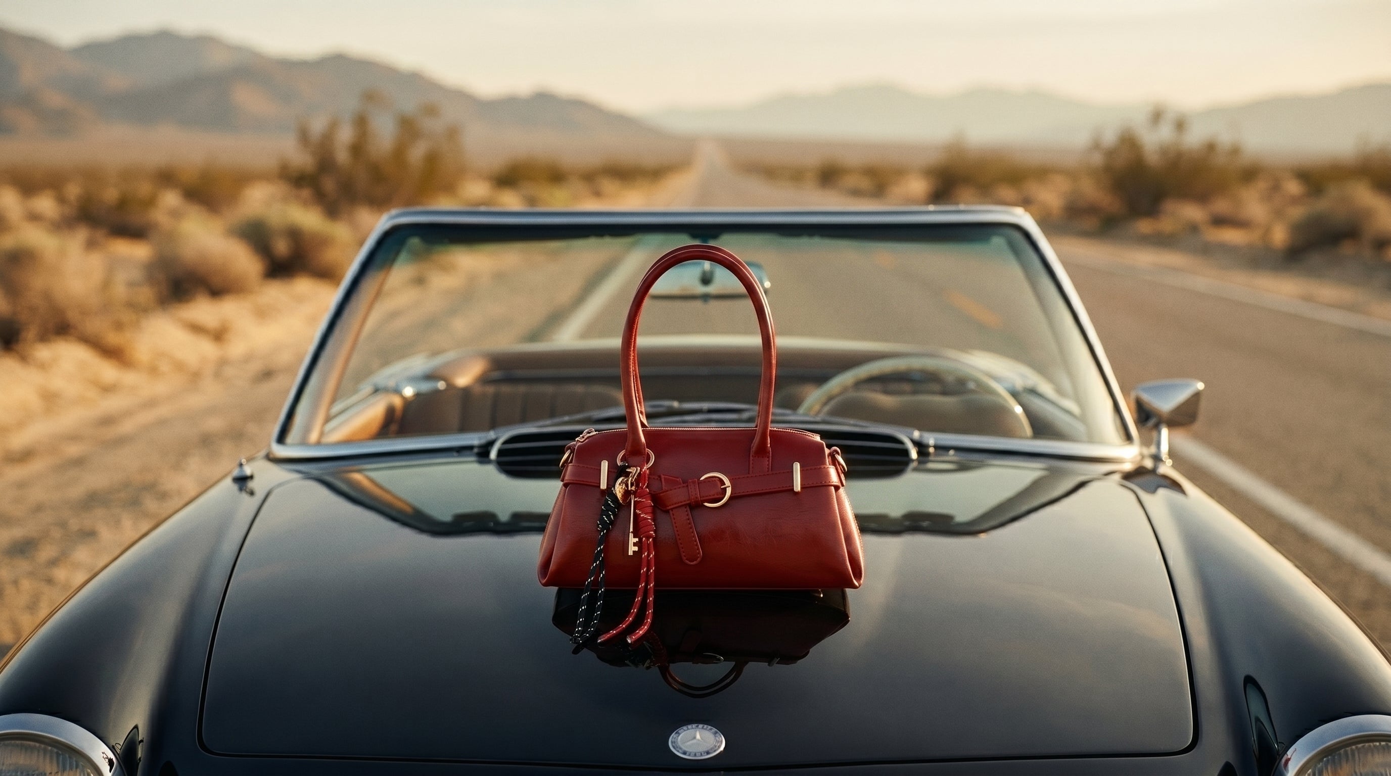 Small Red Leather handbag