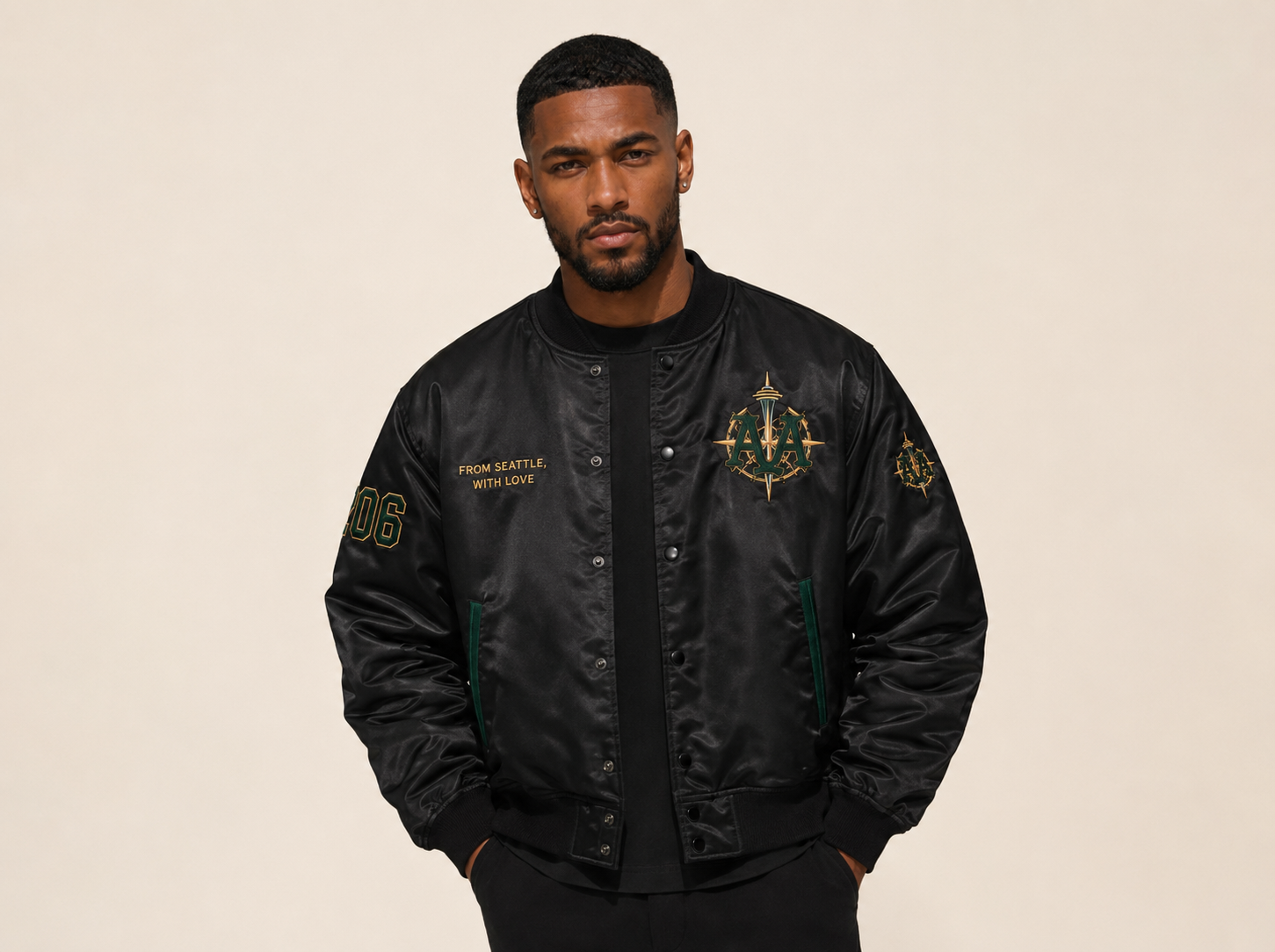 Seattle “206” Varsity Jacket (PRE-ORDER)