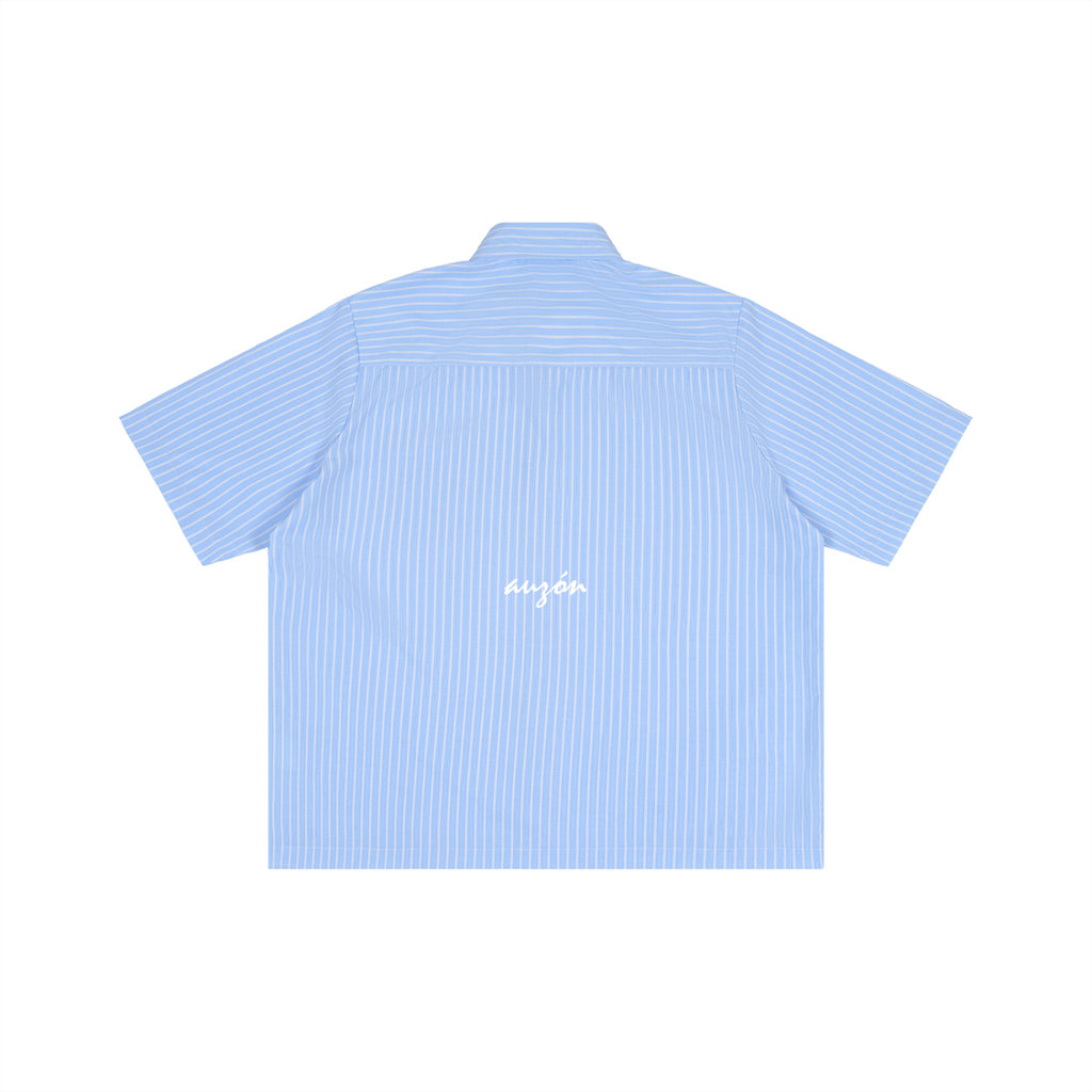 Striped Boxy Short Sleeve Shirt